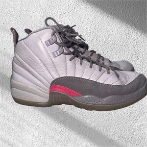 Jordan 12 Retro “Stone Grey / Pink Blast”